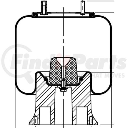 ContiTech 64377 Suspension Air Spring Kit 9 10D-21 A 555