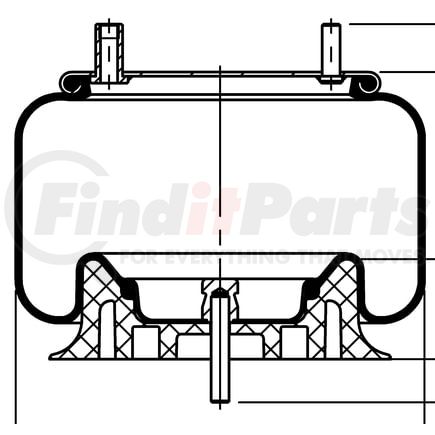 ContiTech 74911 Suspension Air Spring Kit 9 9-12 P 1155