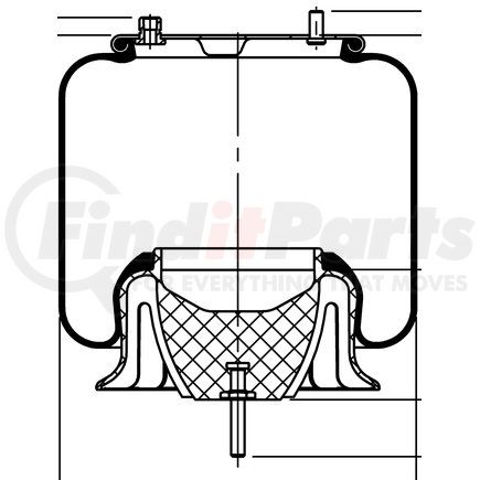 74662 by CONTITECH - 9 10S-18 P 1137 (BK) Suspension Air Spring Kit