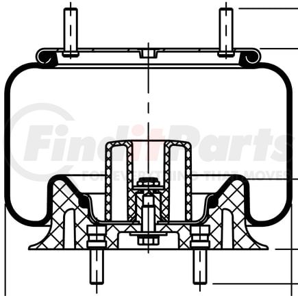 ContiTech 64701 Suspension Air Spring Kit 9 9-12 P 757
