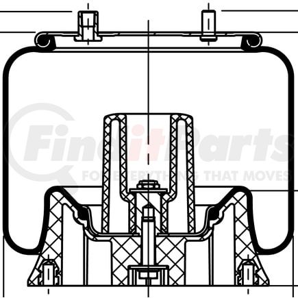 ContiTech 74328 Suspension Air Spring Kit 9 9-14 P 1094