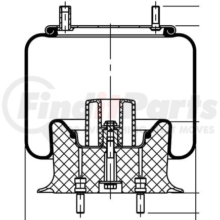 ContiTech 74767 Suspension Air Spring Kit 9 9-14 P 1142