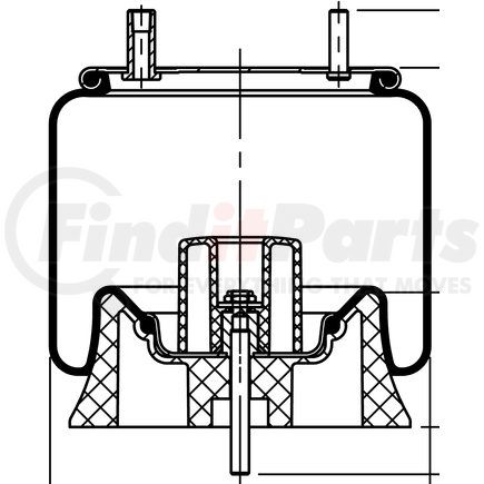 ContiTech 64390 Suspension Air Spring Kit 9 9K-15 P 455
