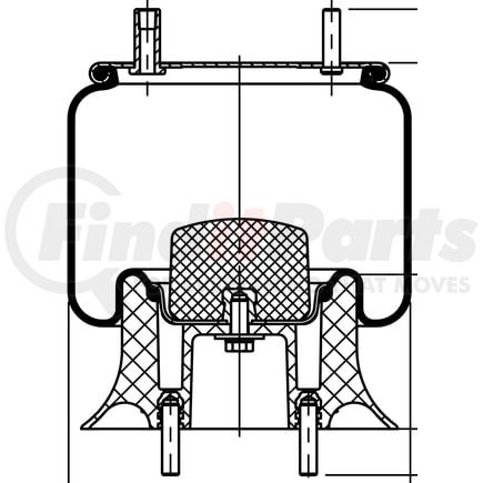 ContiTech 77427 Suspension Air Spring Kit 9 9M-13 1290