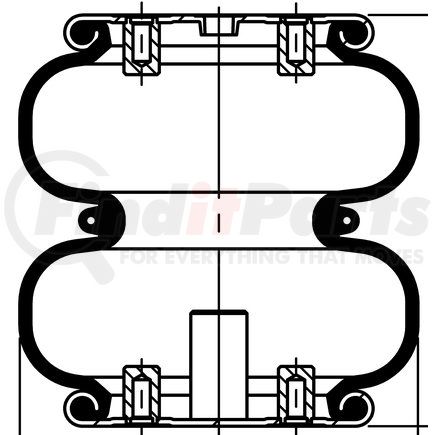 67667 by CONTITECH - Air Suspension Spring