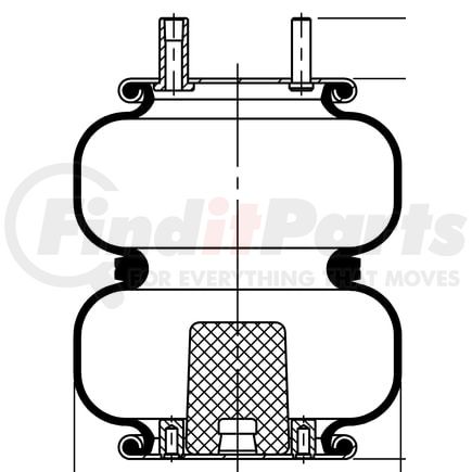 ContiTech 64557 Suspension Air Spring Kit FD 200-25 511