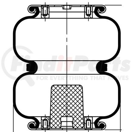 64551 by CONTITECH - Air Suspension Spring