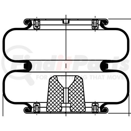 ContiTech 64536 Suspension Air Spring Kit FD 330-30 372