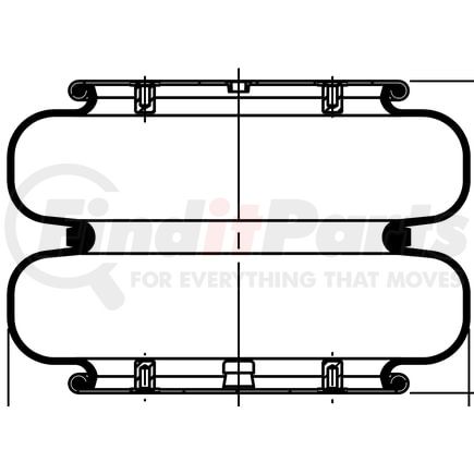 ContiTech 64591 Suspension Air Spring Kit FD 530-30 518