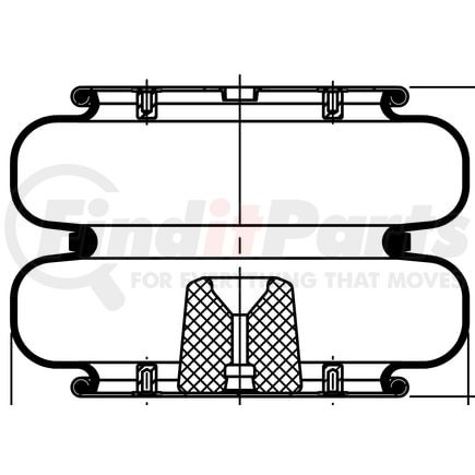 ContiTech 64593 Suspension Air Spring Kit FD 530-30 532