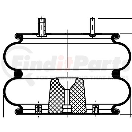 ContiTech 64547 Suspension Air Spring Kit FD 530-22 345