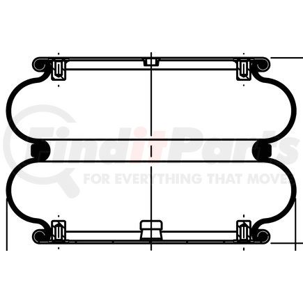 64548 by CONTITECH - Air Suspension Spring