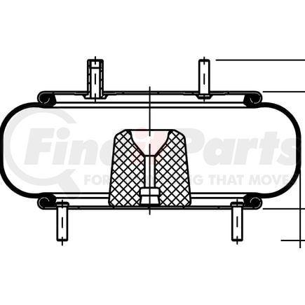 ContiTech 64522 Suspension Air Spring Kit FS 530-14 361