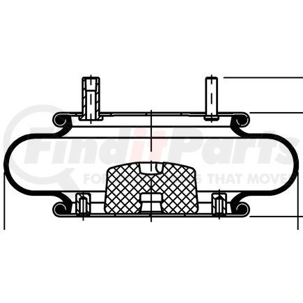 ContiTech 64594 Suspension Air Spring Kit FS 330-11 467