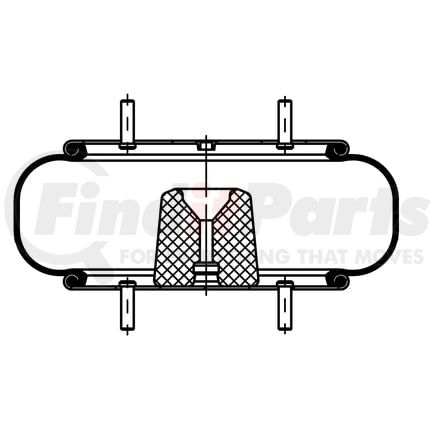 ContiTech 64528 Suspension Air Spring Kit FS 530-14 517