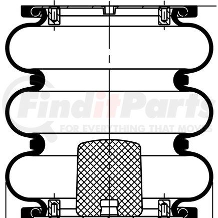 64567 by CONTITECH - Air Suspension Spring