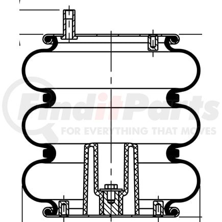 ContiTech 64572 Suspension Air Spring Kit FT 330-29 546