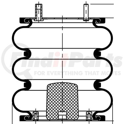ContiTech 64564 Suspension Air Spring Kit FT 330-29 433