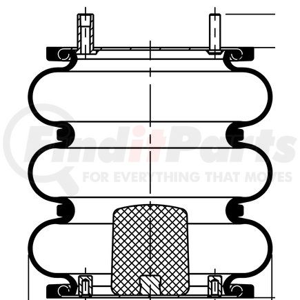 64285 by CONTITECH - Air Suspension Spring