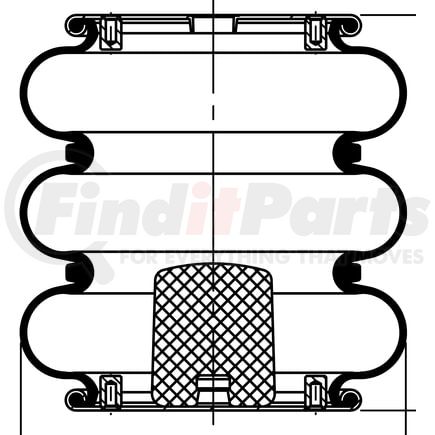 ContiTech 69630 Suspension Air Spring Kit FT 330-29 874