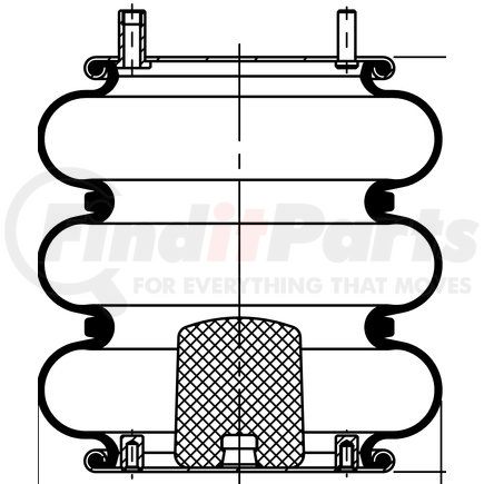 ContiTech 69641 Suspension Air Spring Kit FT 330-29 875