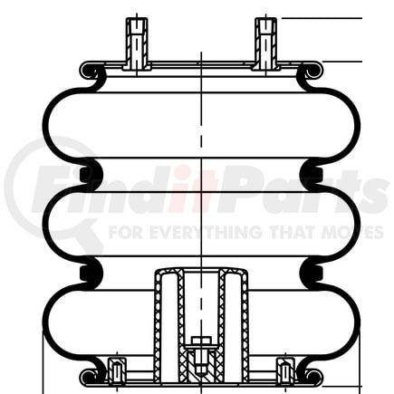 ContiTech 64574 Suspension Air Spring Kit FT 330-29 548