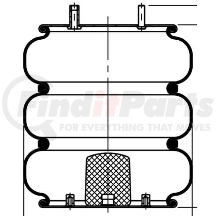 ContiTech 64578 Suspension Air Spring Kit FT 530-35 438