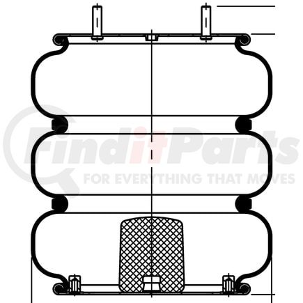 ContiTech 64585 Suspension Air Spring Kit FT 530-35 522