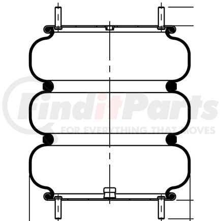 ContiTech 64579 Suspension Air Spring Kit FT 530-35 439