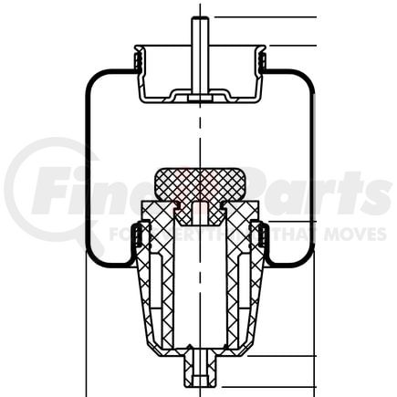 ContiTech 78421 Suspension Air Spring Kit SC31-BG10