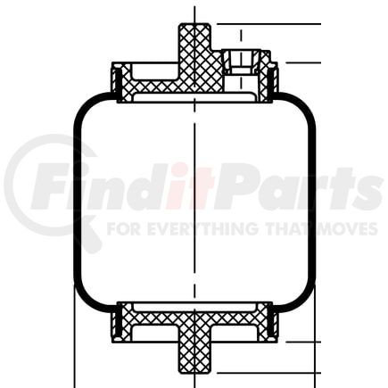 ContiTech 77550 Suspension Air Spring Kit SC26-WC12
