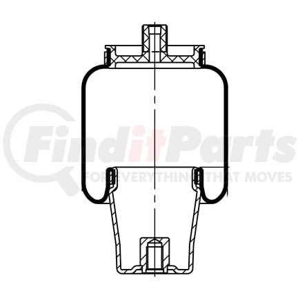 ContiTech 69417 Suspension Air Spring Kit SC29-O041