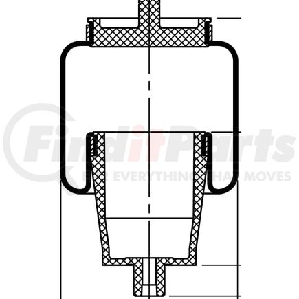 ContiTech 69926 Suspension Air Spring Kit SC29-O055
