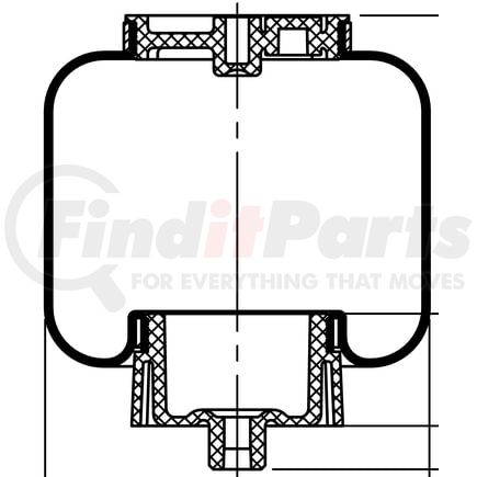 ContiTech 67859 Suspension Air Spring Kit SC29-W075