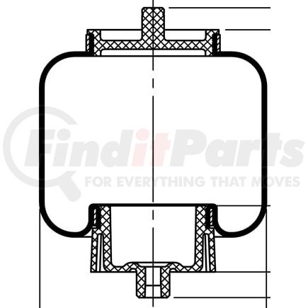 ContiTech 67861 Suspension Air Spring Kit SC29-W061