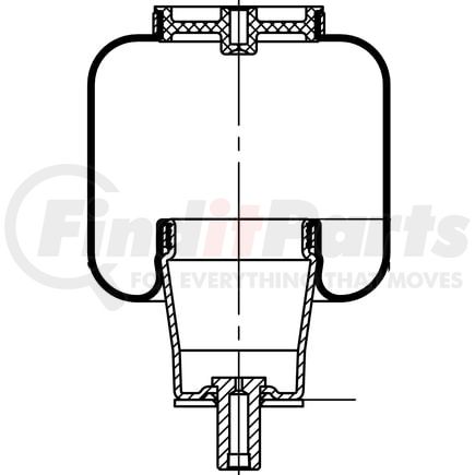 ContiTech 75707 Suspension Air Spring Kit SC29-YC07