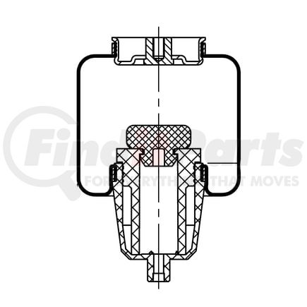 ContiTech 78423 Suspension Air Spring Kit SC31-BG12