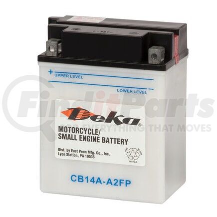 Deka Battery Terminals YB14A-A2FP Vehicle Battery 12 Volt High Performance Power Sports Battery