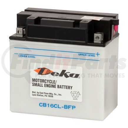 YB16CL-BFP by DEKA BATTERY TERMINALS - 12 Volt High Performance Power Sports Battery