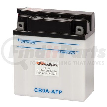 YB9A-AFP by DEKA BATTERY TERMINALS - 12 Volt High Performance Power Sports Battery