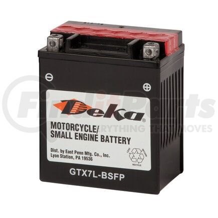 Deka Battery Terminals YTX7L-BSFP Vehicle Battery 12 Volt Standard AGM Power Sports Battery