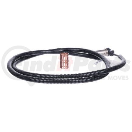 R955365 by MERITOR - ABS Wheel Speed Sensor - 90 Degree Sensor, with 4.59 ft. Cable, Din 2 Pin Female Connector