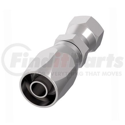 24704N-604-BG by WEATHERHEAD - Hydraulic Coupling / Adapter - 1/4 in. JIC 37-deg, Flare Female Swivel, Straight