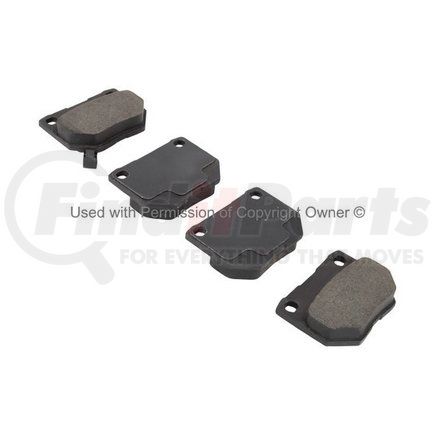 1001-0461AM by MPA ELECTRICAL - Quality-Built Disc Brake Pad Set - Premium, Semi-Metallic