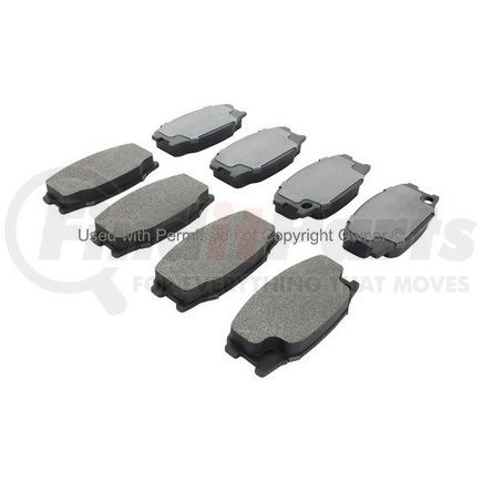 1003-0734M by MPA ELECTRICAL - Quality-Built Black Series Semi-Metallic Brake Pads