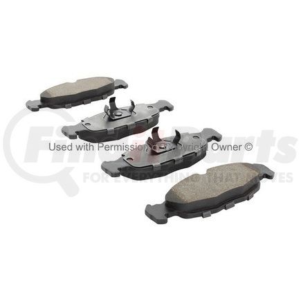 1003-0688M by MPA ELECTRICAL - Quality-Built Disc Brake Pad Set - Black Series, Semi-Metallic, with Hardware