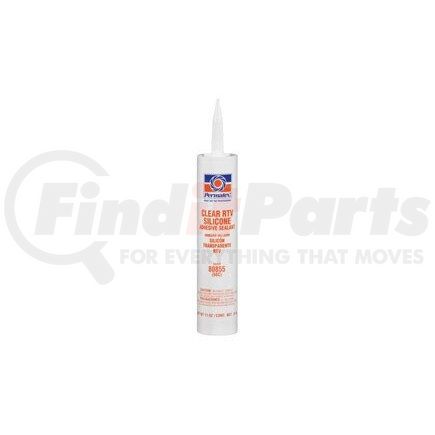 80855 by PERMATEX - Clear RTV Silicone Adhesi