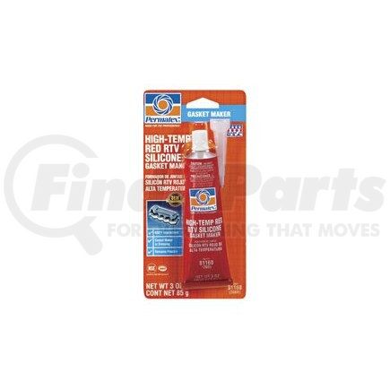 81160 by PERMATEX - Hi Temp Red RTV Silicone