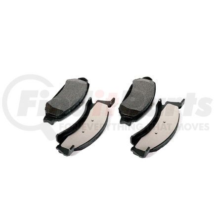 Custom Accessories AXCD375 Disc Brake Pad Set - Front, Ceramic, with Hardware, FMSI D375/D360