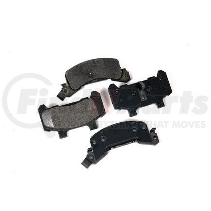 Custom Accessories AXCD289 Disc Brake Pad Set - Front, Ceramic, without Hardware, FMSI D289